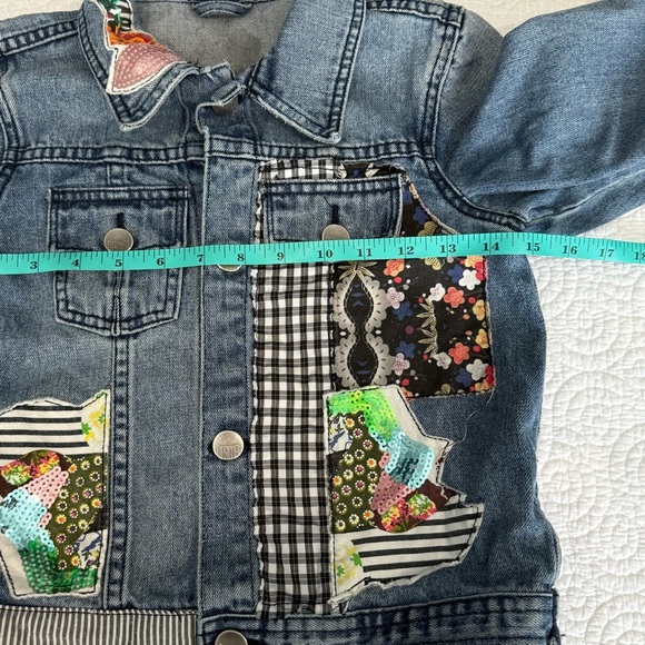 Desigual Multicolor Patchwork Jean Jacket - Picture 7 of 12